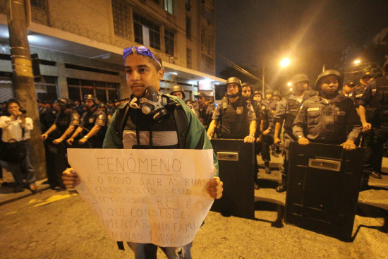 AGITACIN. Brasil vive desde hace varias semanas una convulsin social imparable.