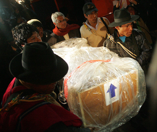 ASESINADO. Los restos llegaron de Brasil.