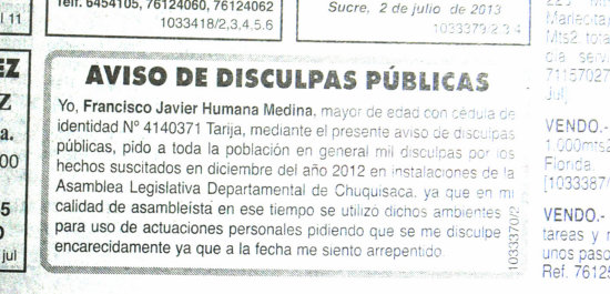 Denuncias. Los supuestos hechos delicitivos se cometieron en la Asamblea Legislativa.