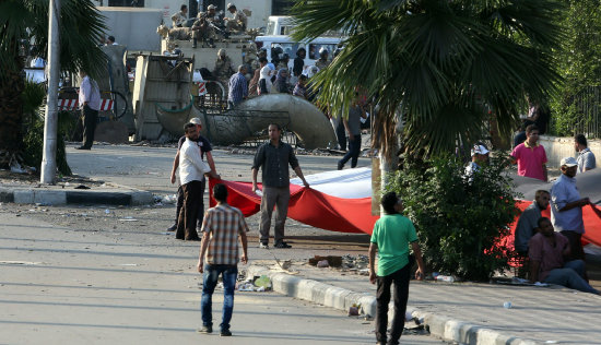 INCERTIDUMBRE. La situacin en Egipto contina siendo incierta tras la salida de Mursi.