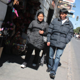 INVIERNO. El fro se siente en la ciudad.