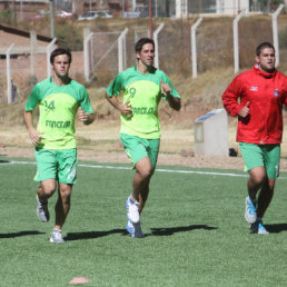 La prctica de ayer del equipo docto, en la cancha de Garcilazo.