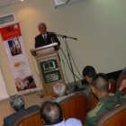 CONFERENCIA. El argentino Hctor Medina durante su ponencia.