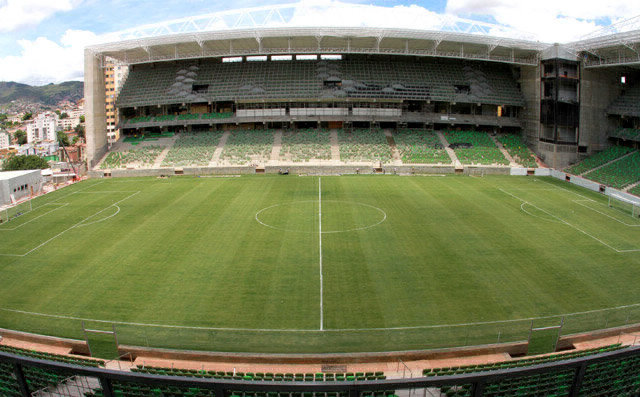 Un panorama del estadio Independencia, donde debera jugarse la final entre Olimpia y Atltico Mineiro.