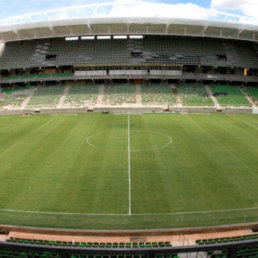 Un panorama del estadio Independencia, donde debera jugarse la final entre Olimpia y Atltico Mineiro.