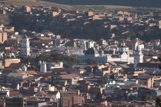 SUCRE. Vista panormica de la Capital.