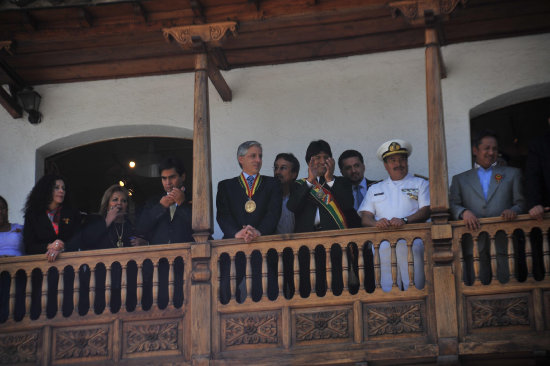 CELEBRACIN. Los actos centrales de la conmemoracin de la independencia de Bolivia se realizacin por ltima vez en Sucre en 2011.