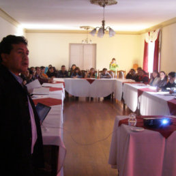 Taller. La presentacin de la propuesta del Plan de Accin Ambiental Municipal estuvo a cargo de representantes de ASE-LIDEMA y la Alcalda.