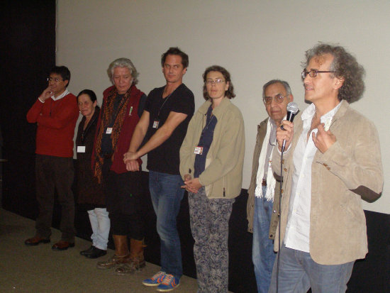 PRESENTACIN. La apertura del festival cont con la presencia de todos los miembros del jurado calificador.