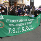 PROTESTA. Los trabajadores amenazan con iniciar movilizaciones a partir de maana.