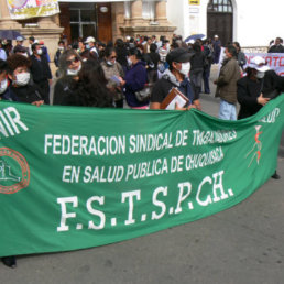 PROTESTA. Los trabajadores amenazan con iniciar movilizaciones a partir de maana.