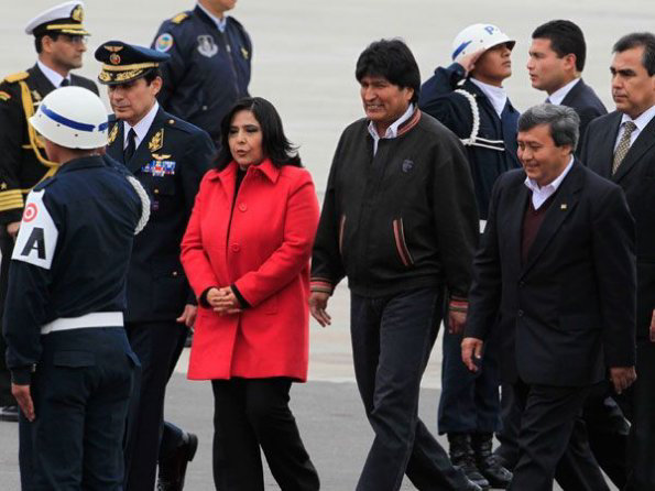 Viaje. El presidente Evo Morales.