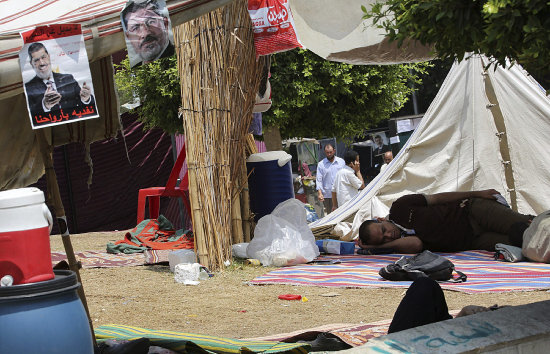 VIOLENCIA. El derrocamiento de Mohamed Mursi, hace dos semanas, deja una huella de inestabilidad en Egipto.