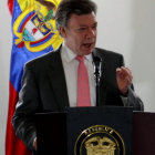 CONDENA. Juan Manuel Santos dijo que la actitud de las FARC pone en riesgo la paz.