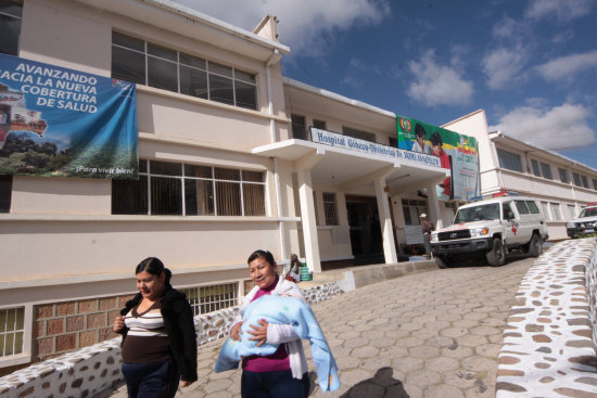 HOSPITAL. La funcionaria trabaja aqu.