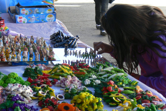 VISITA. La oferta para los visitantes de la tradicional feria est lista.