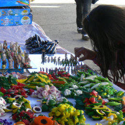 VISITA. La oferta para los visitantes de la tradicional feria est lista.