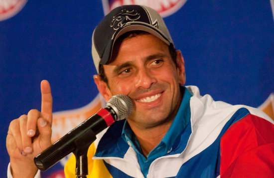 OPOSITOR. El venezolano Capriles.