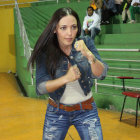 Jennifer Salinas lleg a Sucre el ao pasado.