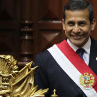 MANDATARIO. El presidente peruano, Ollanta Humala, acude a ofrecer su informe anual en el Congreso.