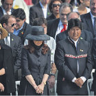 PRESENTE. El presidente Evo Morales lleg Ro de Janeiro, Brasil, para asistir a la misa de clausura de la Jornada Mundial de la Juventud.