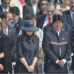 PRESENTE. El presidente Evo Morales lleg Ro de Janeiro, Brasil, para asistir a la misa de clausura de la Jornada Mundial de la Juventud.