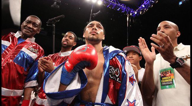 El pugilista Keith Thurman, nuevo campen mundial de su categora.