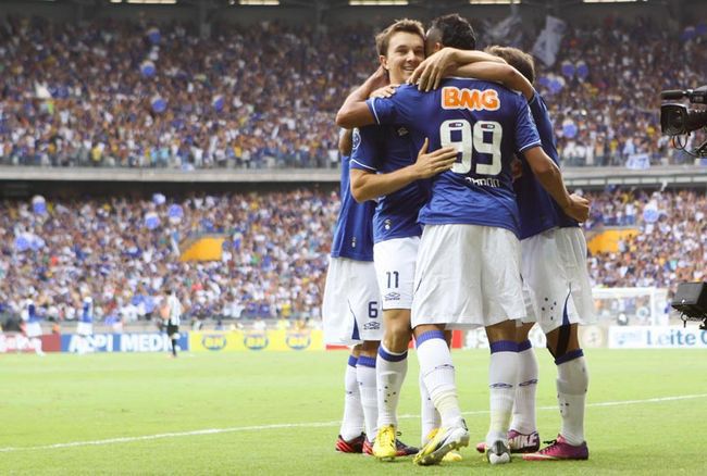 El festejo del Cruzeiro.