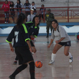 El partido entre Mariscal Sucre y Muja.