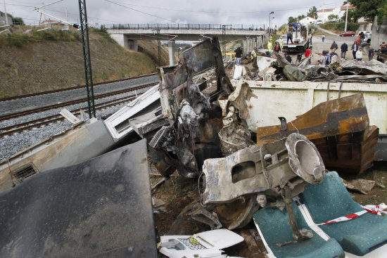 CAUSAS. El accidente de Santiago todava sigue bajo investigacin judicial.