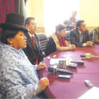 INSPECCIN. Los vocales de La Paz se comprometen a trabajar hasta los sbados.