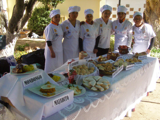 FERIA. La poblacin pudo apreciar el trabajo realizado por los jvenes.