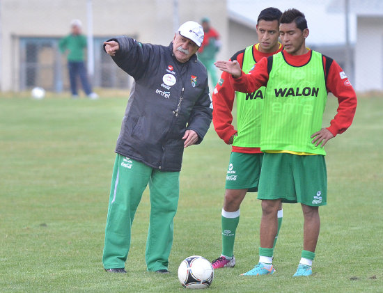 El tcnico de la seleccin nacional prepar el equipo para el amistoso con Venezuela, el prximo 14 de agosto.