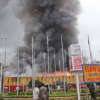 FUEGO. Alarma en Nairobi.