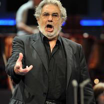 TENOR. PlÃ¡cido Domimgo en su actuaciÃ³n.