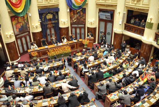 ASAMBLEA. Los librepensantes del Movimiento Al Socialismo (MAS) aseguran que respondern a las preocupaciones del sector indgena.