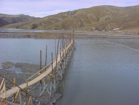 MEDIOAMBIENTE. Los niveles de contaminacin preocupan a los agricultores de la zona.