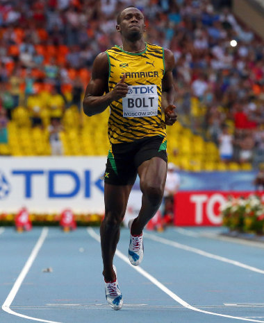 El jamaicano Usain Bolt avanz a las finales en la modalidad de 100 metros planos.