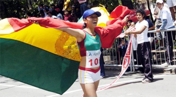 Una foto de archivo de la boliviana Wendy Cornejo.