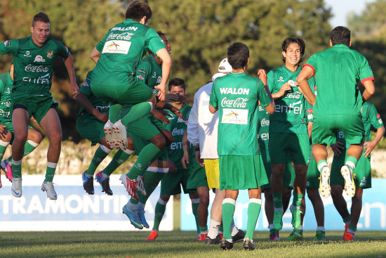 Los dirigidos por Xabier Azkargorta se entrenaron dos das para jugar con los llaneros.