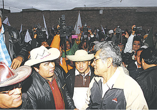 PROCESADOS. Fernando Vargas, Pedro Nuni y Adolfo Chvez.