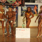 Mara Calvimontes (i) logr bronce, Gernimo Mamani (2i) plata y Vernica Durn (2d) y Jhanet Palacios (d) oro.