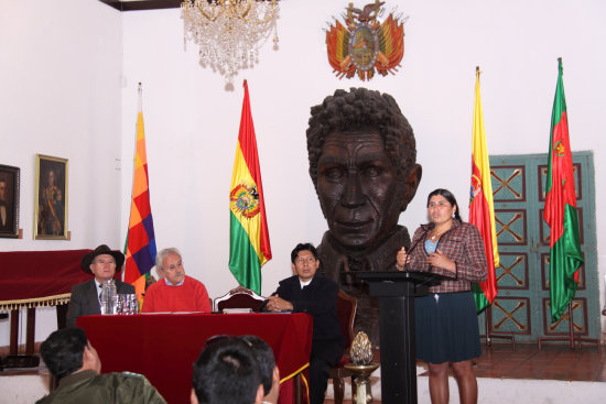 COMIT. La reunin de los representantes institucionales fue promovida por la senadora chuquisaquea Nlida Sifuentes.