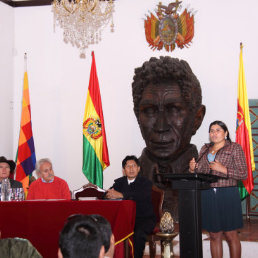 COMIT. La reunin de los representantes institucionales fue promovida por la senadora chuquisaquea Nlida Sifuentes.