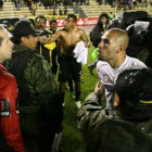 Las protestas de los jugadores y cuerpo tcnico fue en la Sudamericana.