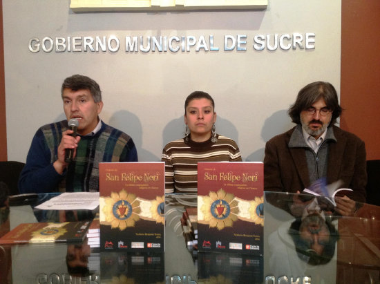 ACTO. La presentacin del libro en la Alcalda de Sucre.