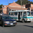 PROBLEMA. El transporte en Sucre se torn conflictivo, afectando a los peatones.