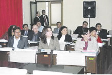 EVENTO: El taller se desarrolla en Sucre.