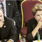 Decisin. El hasta ayer canciller Antonio Patriota y la presidenta brasilea, Dilma Rousseff.