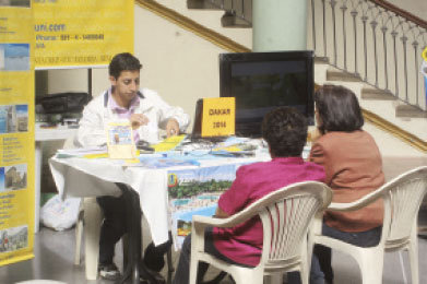 NOVEDOSO. Se juntaron agencias, operadores, aerolneas y la Banca.